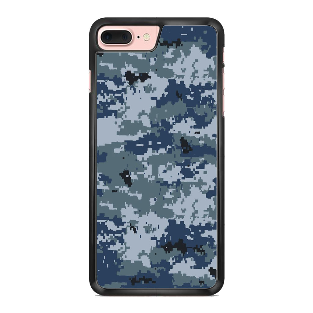 Navy Camo iPhone 8 Plus Case