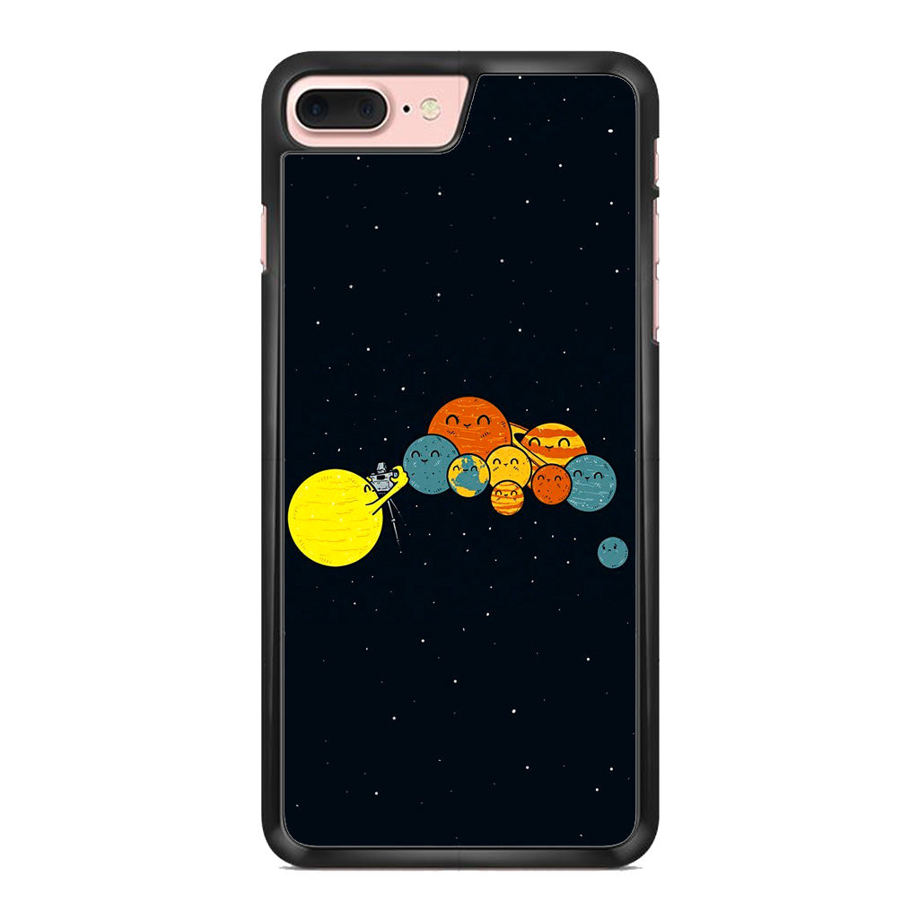 Planet Cute Illustration iPhone 7 Plus Case
