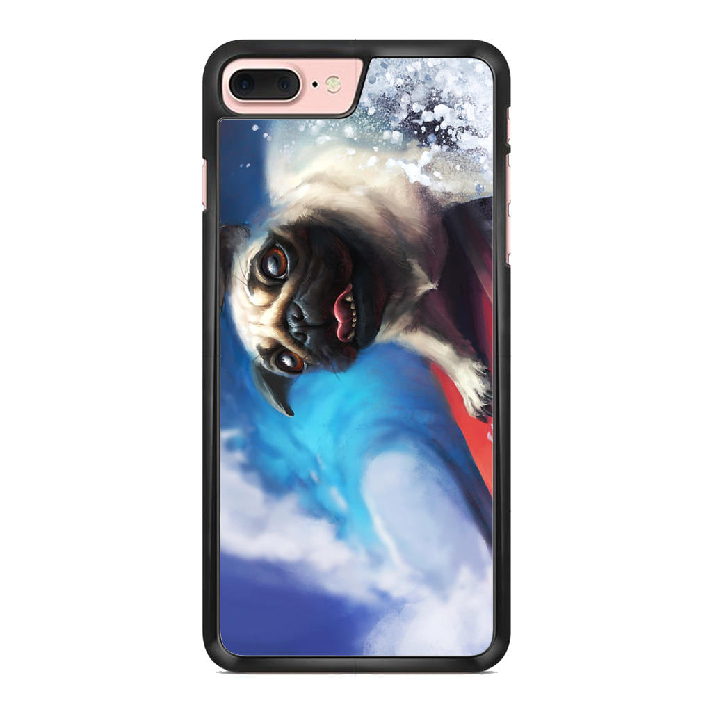 Pug Surfers iPhone 8 Plus Case