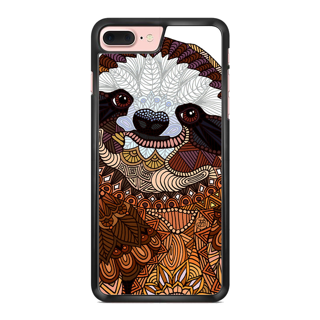 Sloth Ethnic Pattern iPhone 8 Plus Case