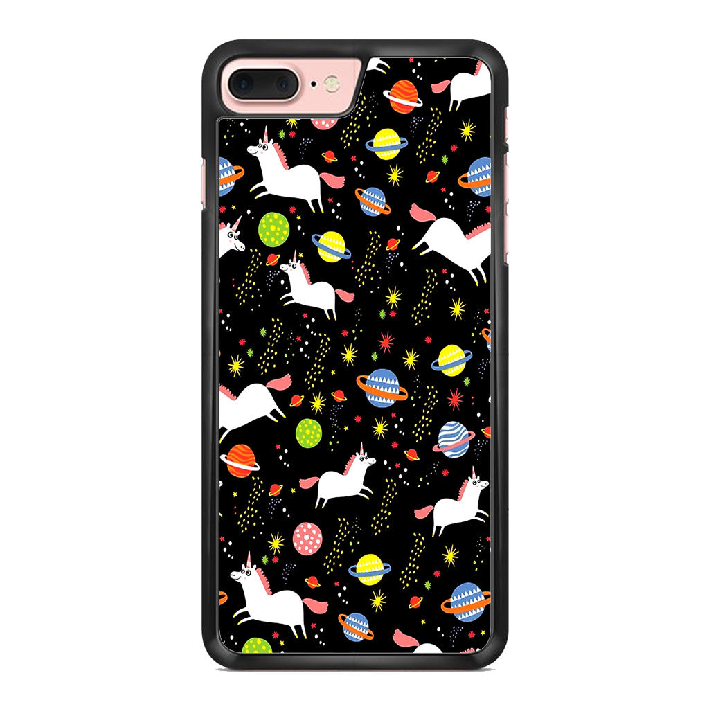 Space Unicorn Pattern iPhone 7 Plus Case