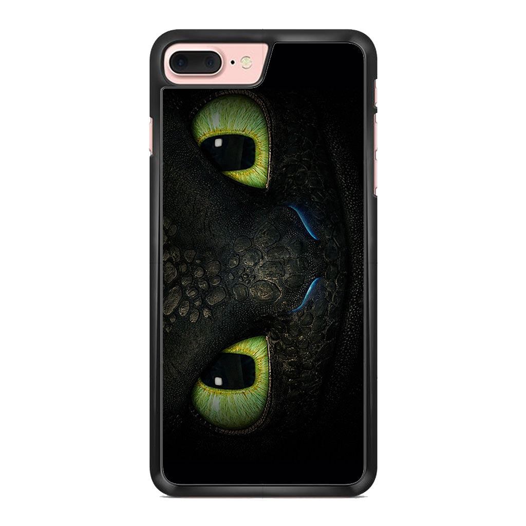 Toothless Dragon Eyes Close Up iPhone 8 Plus Case