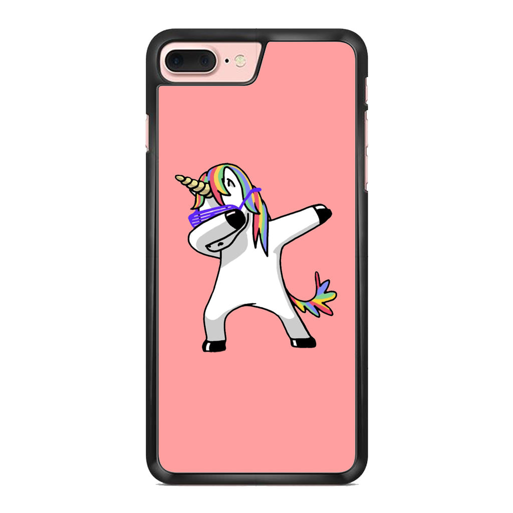 Unicorn Dabbing Pink iPhone 7 Plus Case