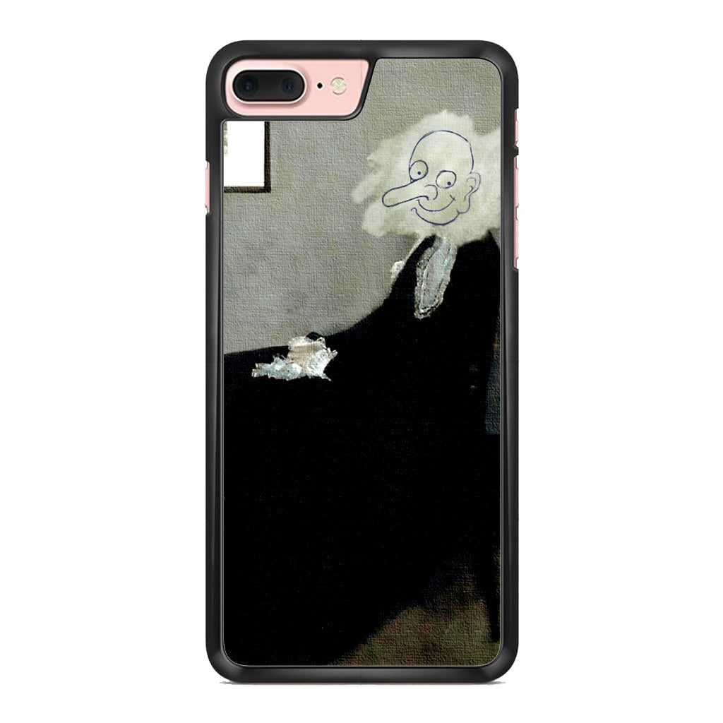 Whistler's Mother by Mr. Bean iPhone 8 Plus Case