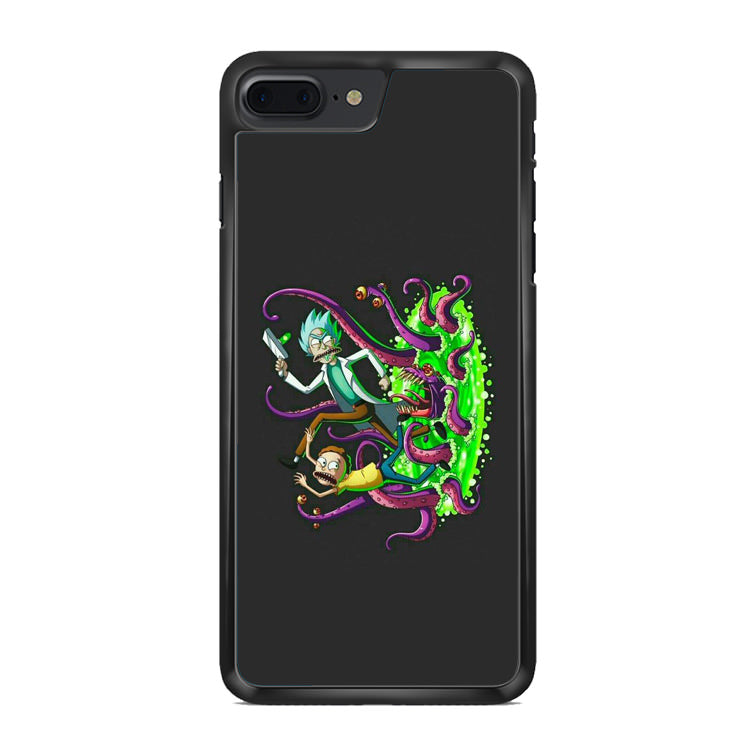 Rick And Morty Pass Through The Portal iPhone 8 Plus Case