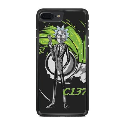 Rick Sanchez Agent C137 iPhone 8 Plus Case