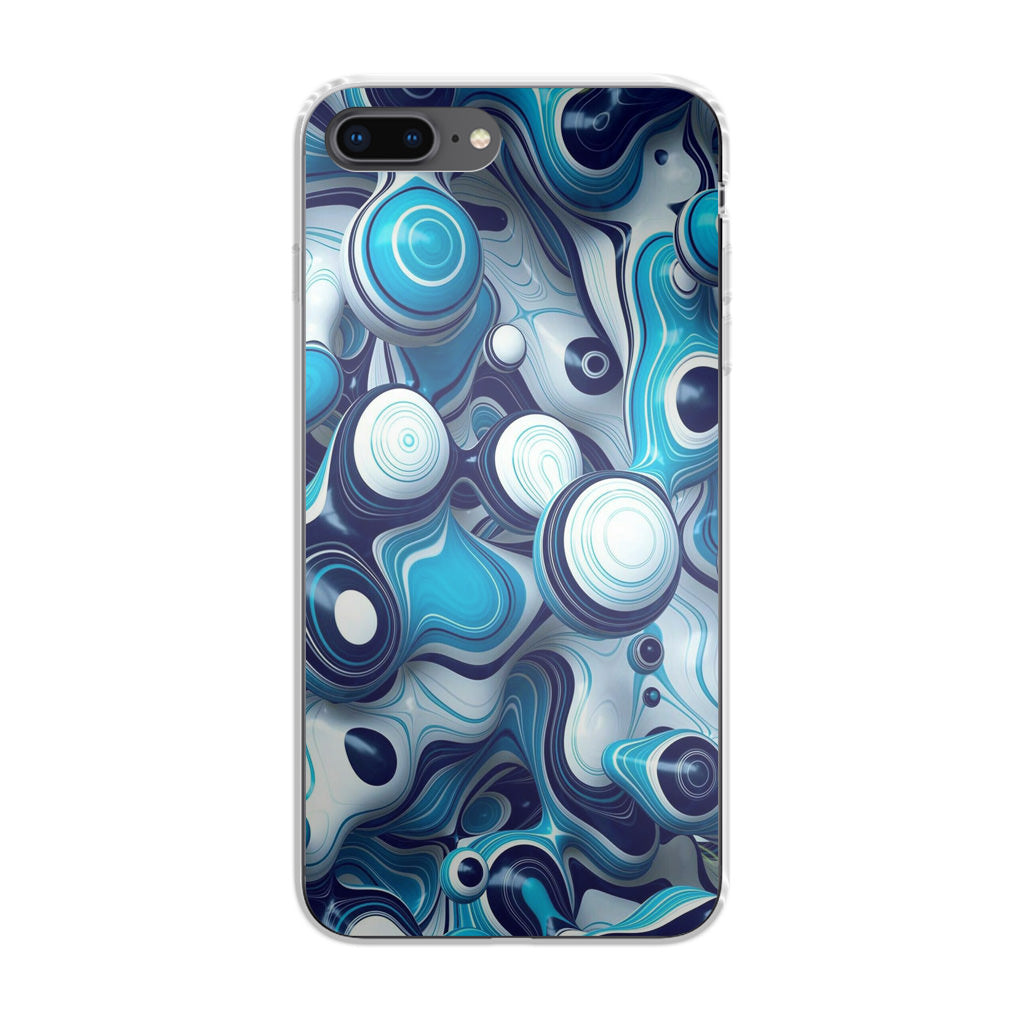 Abstract Art All Blue iPhone 8 Plus Case