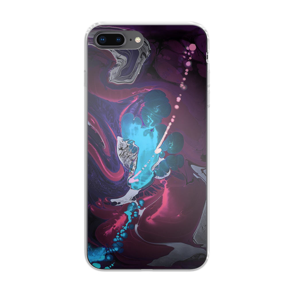 Abstract Purple Blue Art iPhone 8 Plus Case