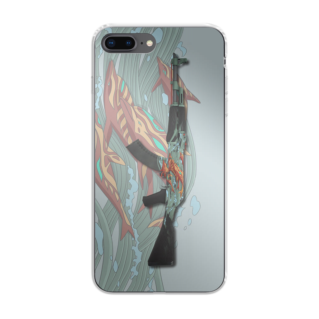 AK-47 Aquamarine Revenge iPhone 8 Plus Case