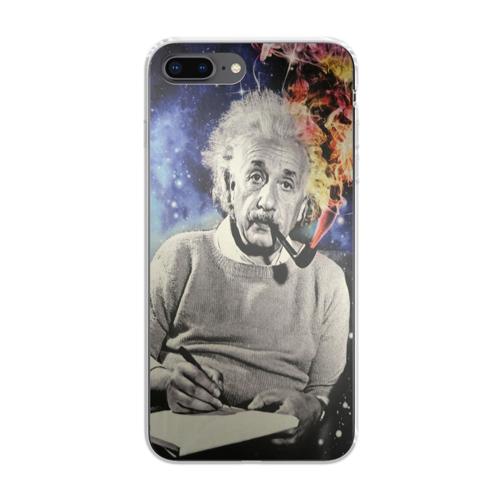 Albert Einstein Smoking iPhone 8 Plus Case