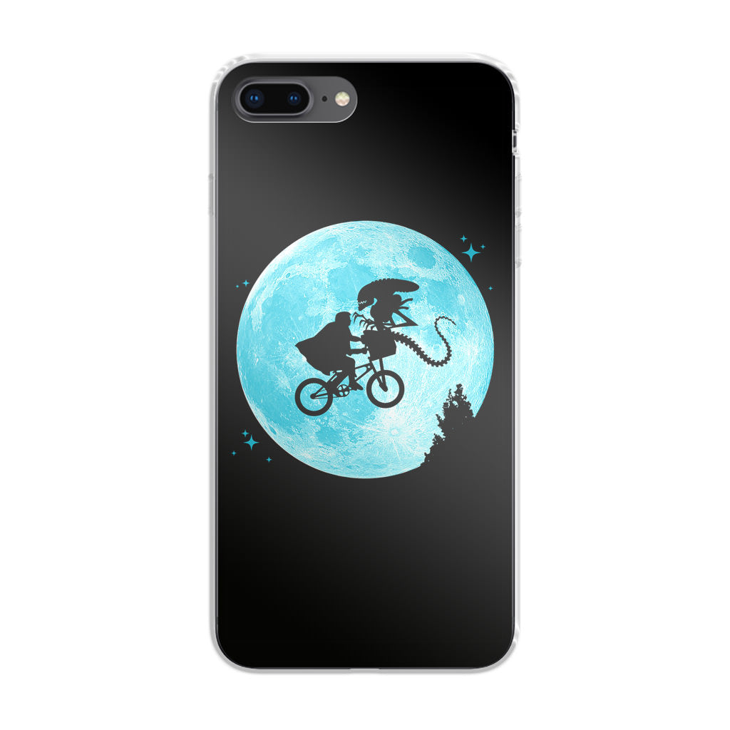 Alien Bike to the Moon iPhone 8 Plus Case