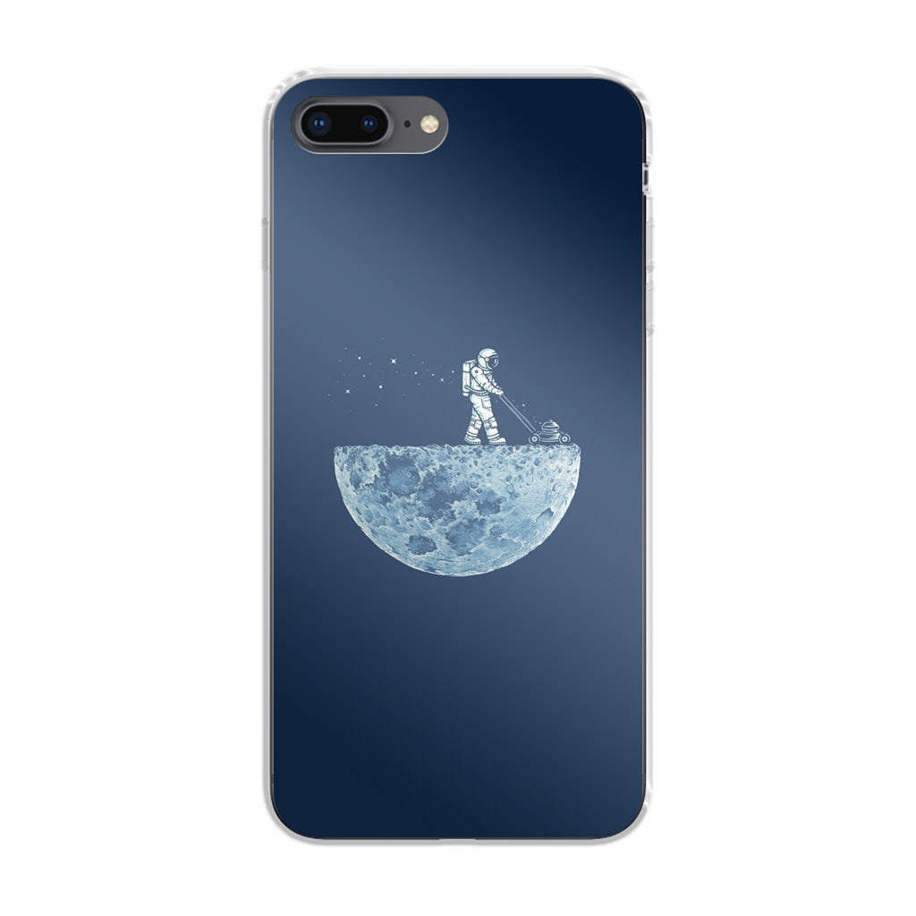 Astronaut Mowing The Moon iPhone 8 Plus Case