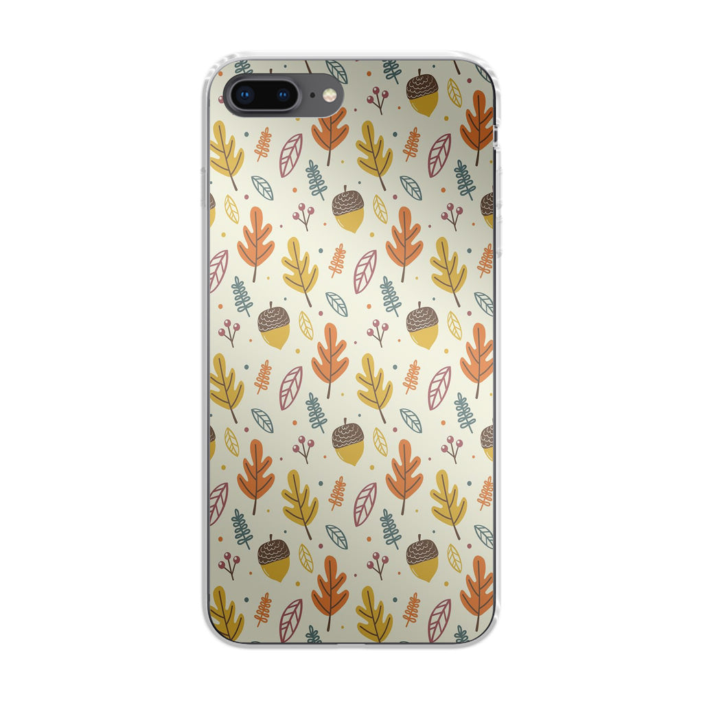 Autumn Things Pattern iPhone 8 Plus Case