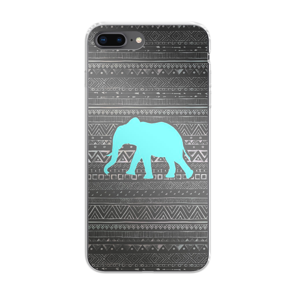 Aztec Elephant Turquoise iPhone 8 Plus Case