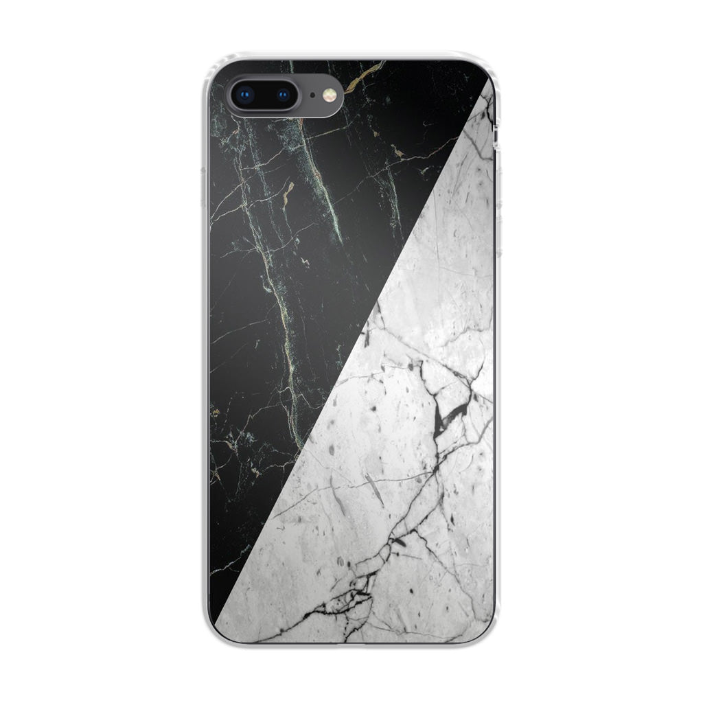 B&W Marble iPhone 8 Plus Case