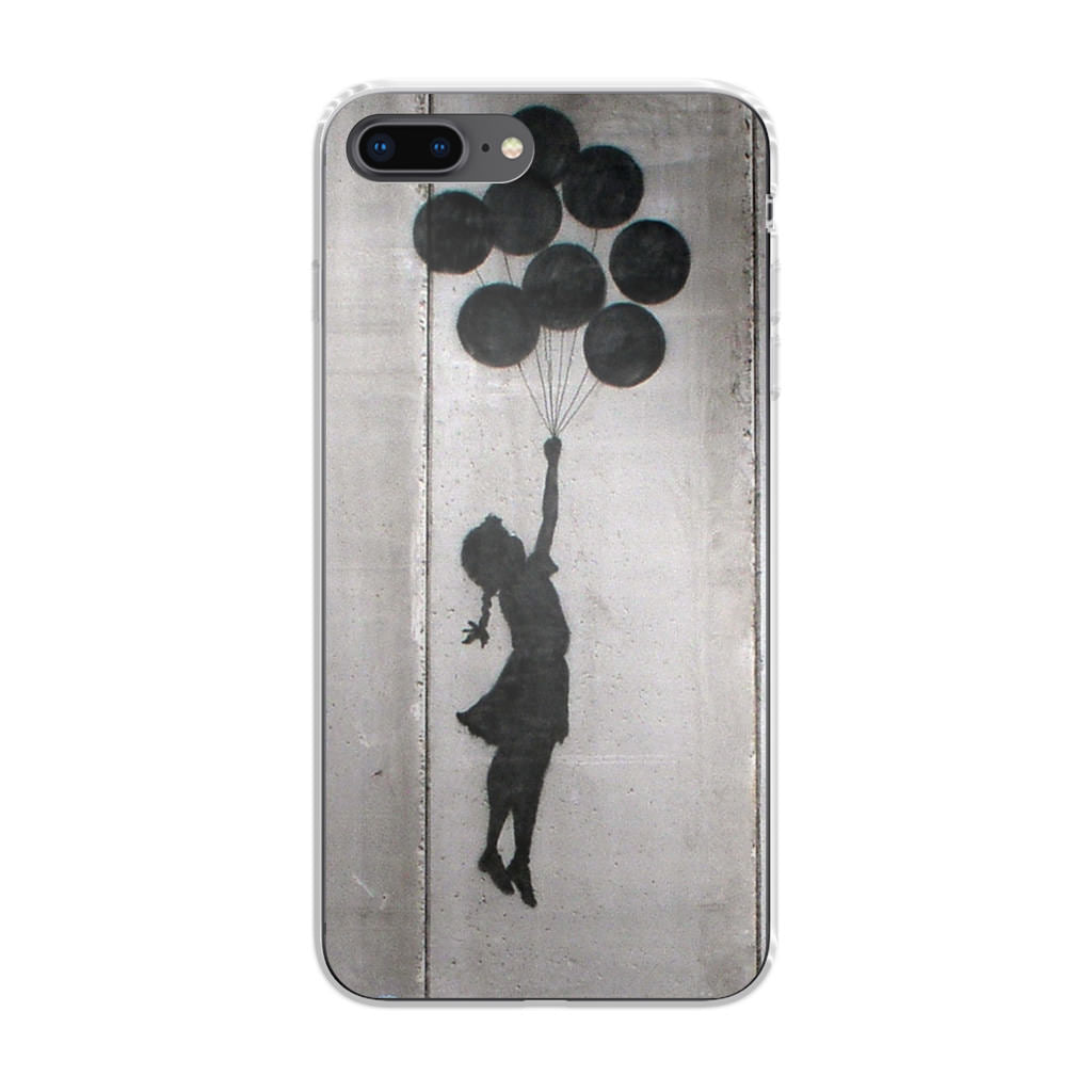 Banksy Girl With Balloons iPhone 8 Plus Case