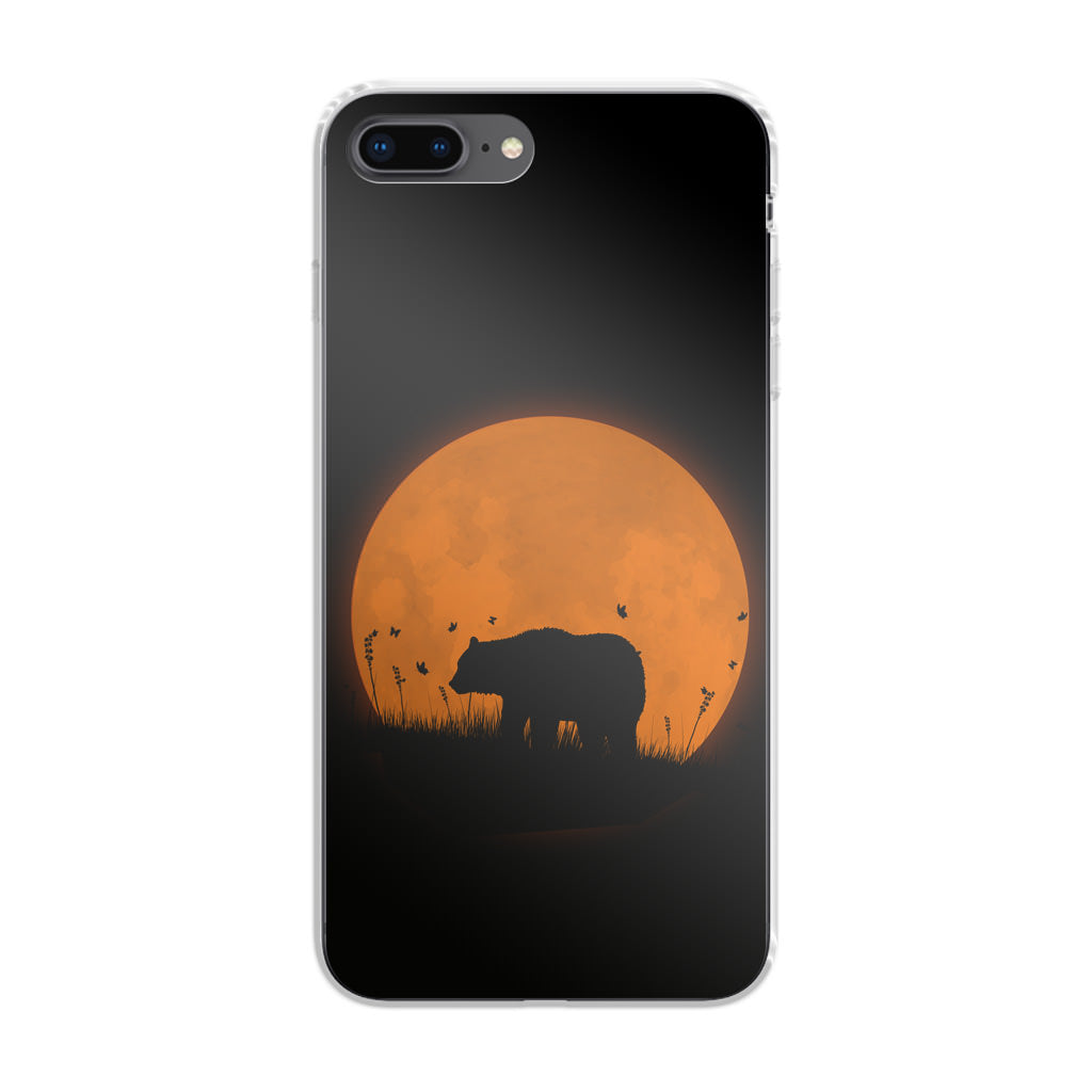 Bear Silhouette iPhone 8 Plus Case