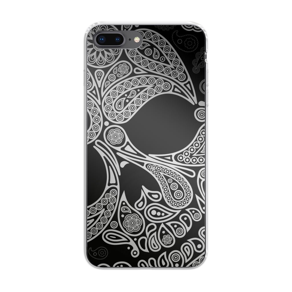 Black Skull iPhone 8 Plus Case