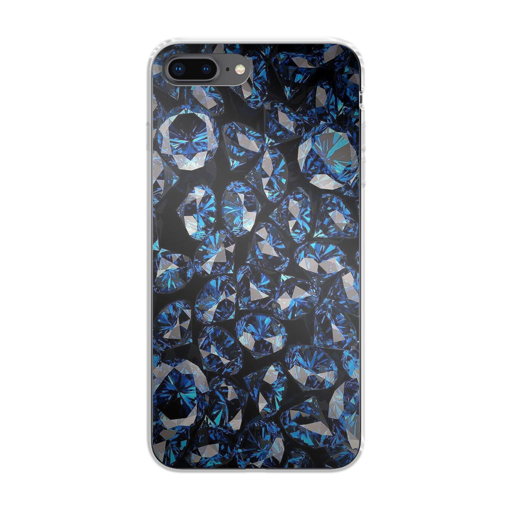 Blue Diamonds Pattern iPhone 8 Plus Case