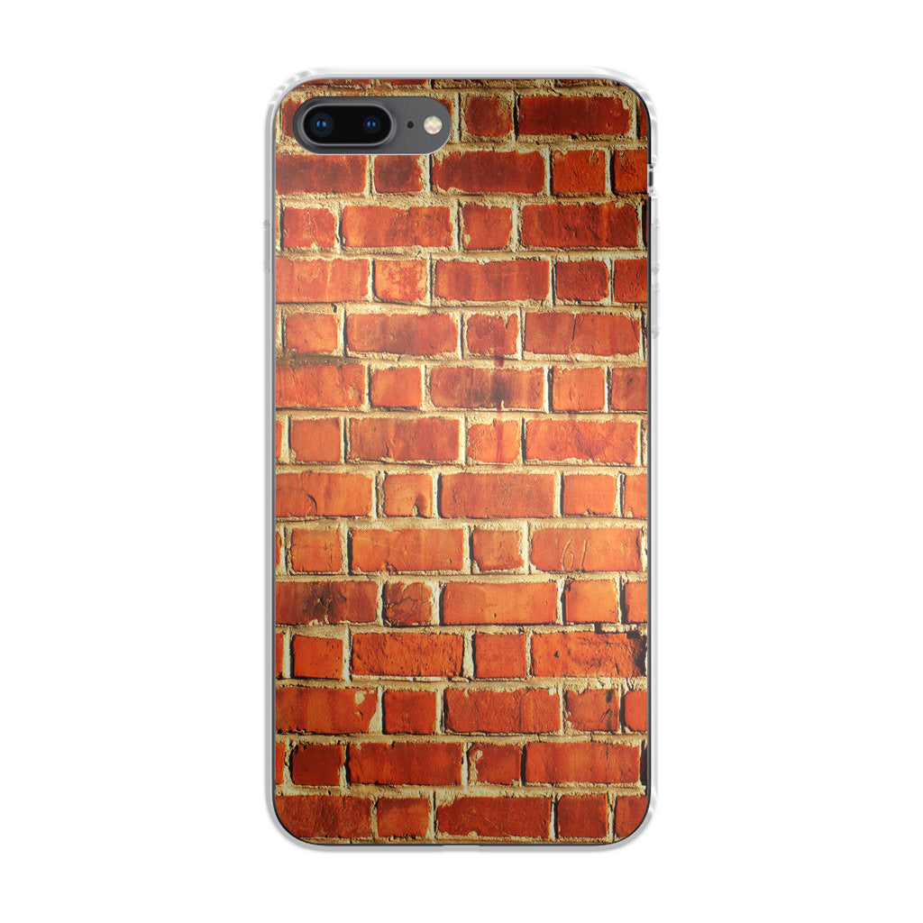 Brick Wall Pattern iPhone 8 Plus Case