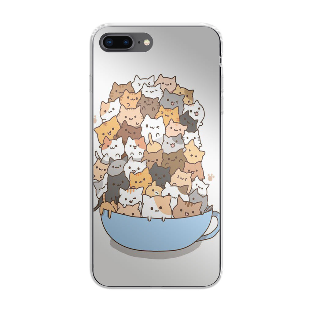 Cats on A Bowl iPhone 8 Plus Case