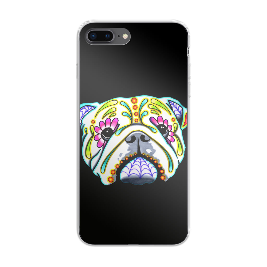 Colorful Bulldog Art iPhone 8 Plus Case