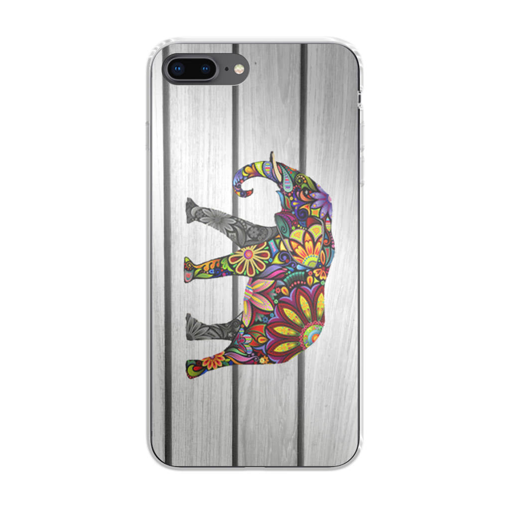 Colorful Elephant Flower iPhone 8 Plus Case