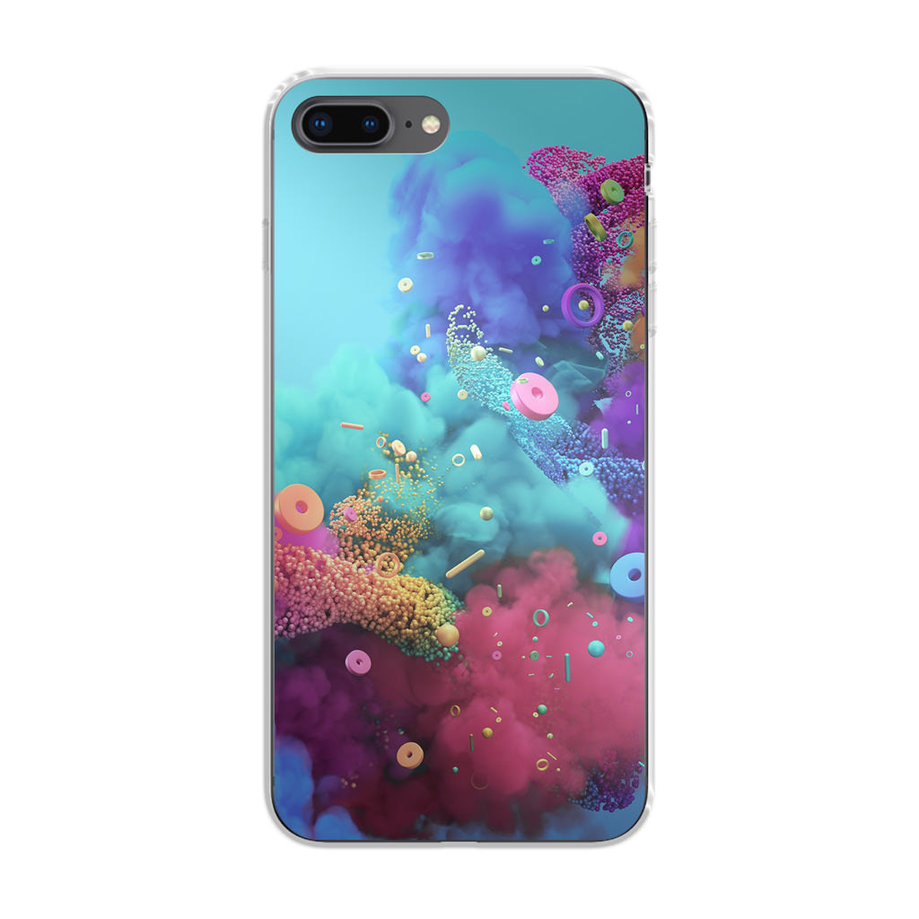 Colorful Smoke Boom iPhone 8 Plus Case