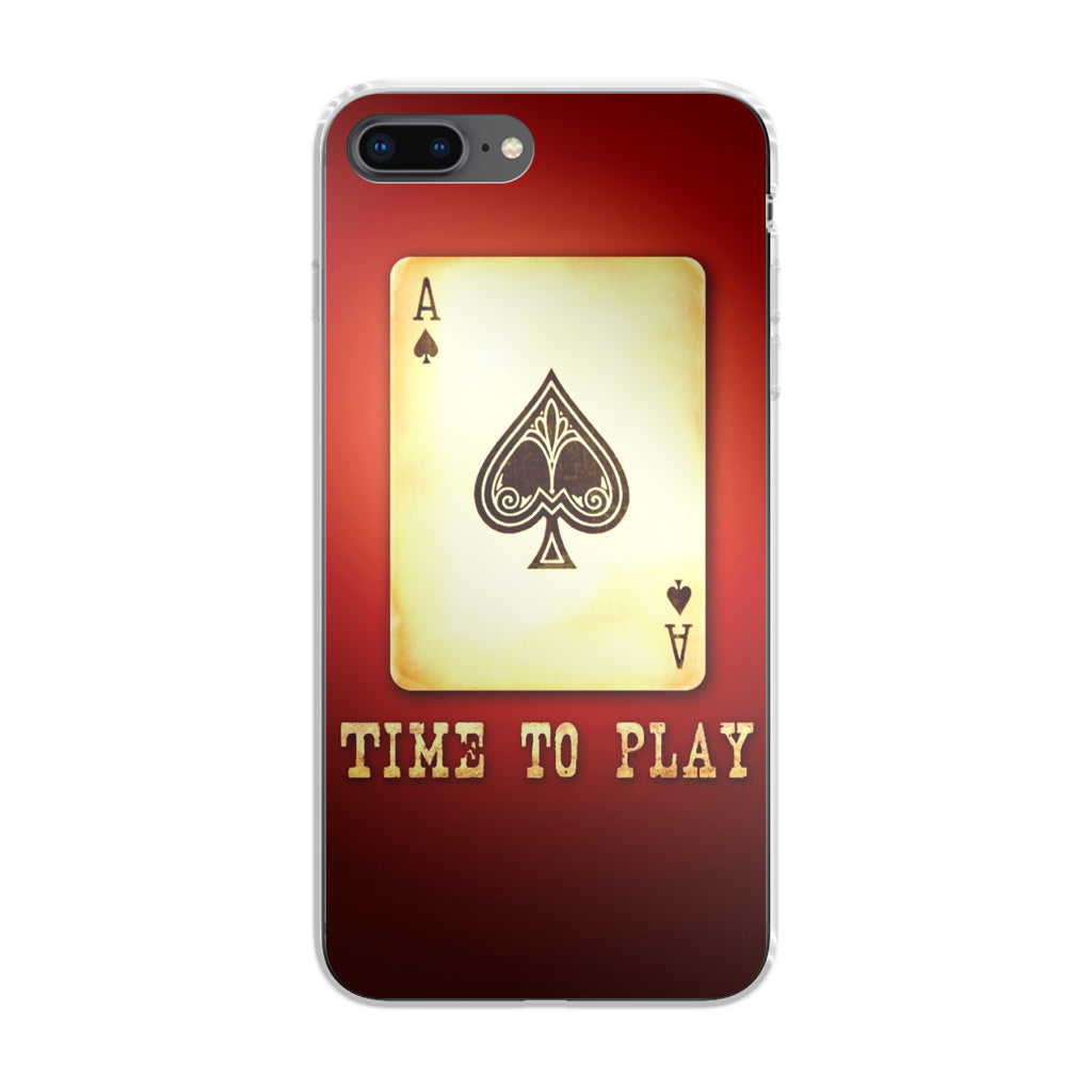 Game Card Time To Play iPhone 8 Plus Case