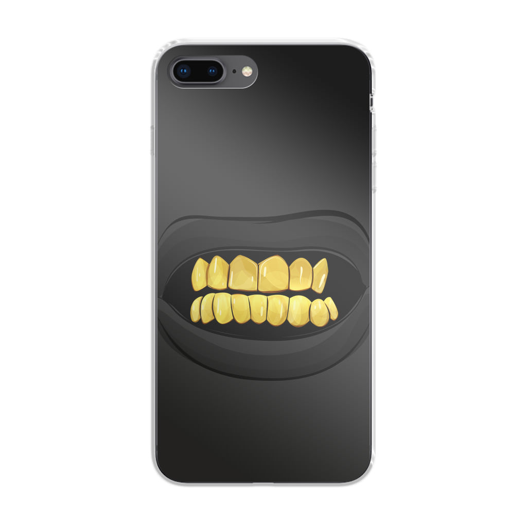 Gold Grillz iPhone 8 Plus Case