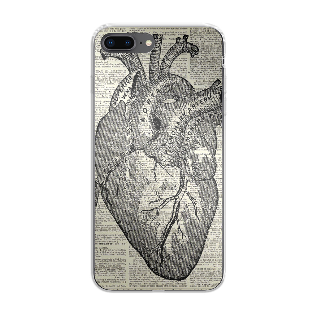 Heart Book Art iPhone 8 Plus Case