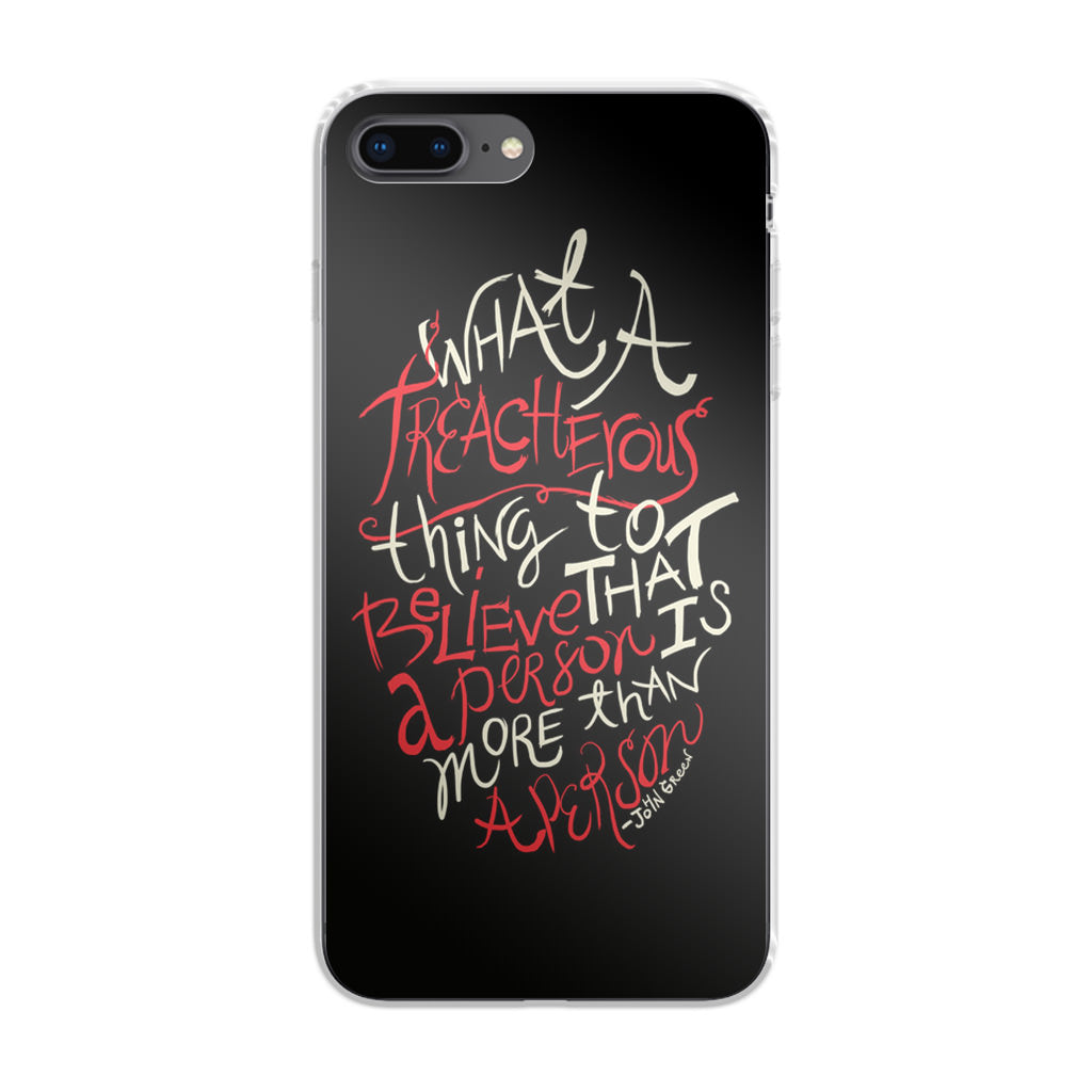 John Green Quotes More Than A Person iPhone 8 Plus Case