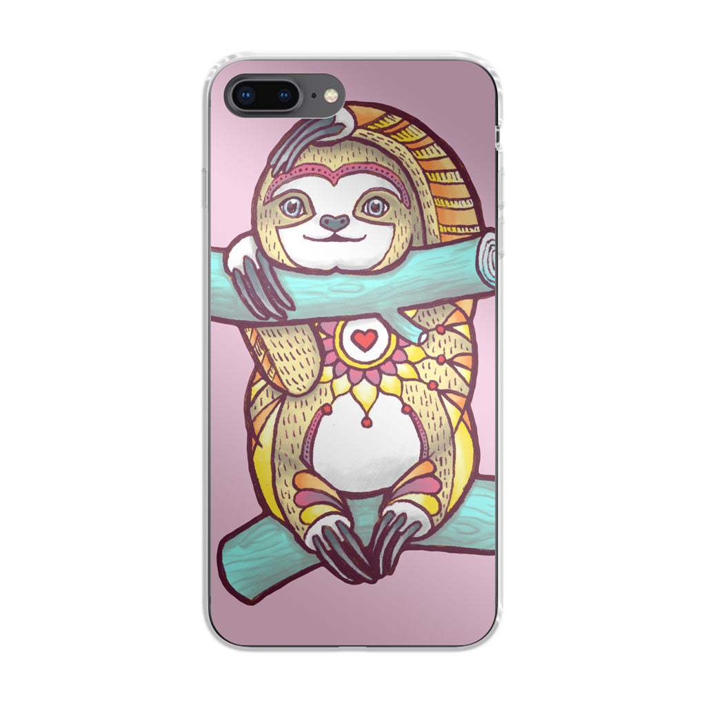 Mandala Sloth iPhone 8 Plus Case