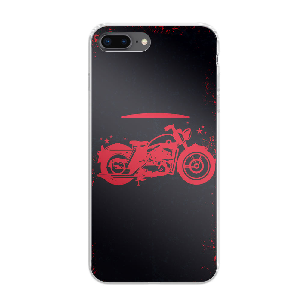 Motorcycle Red Art iPhone 7 Plus Case