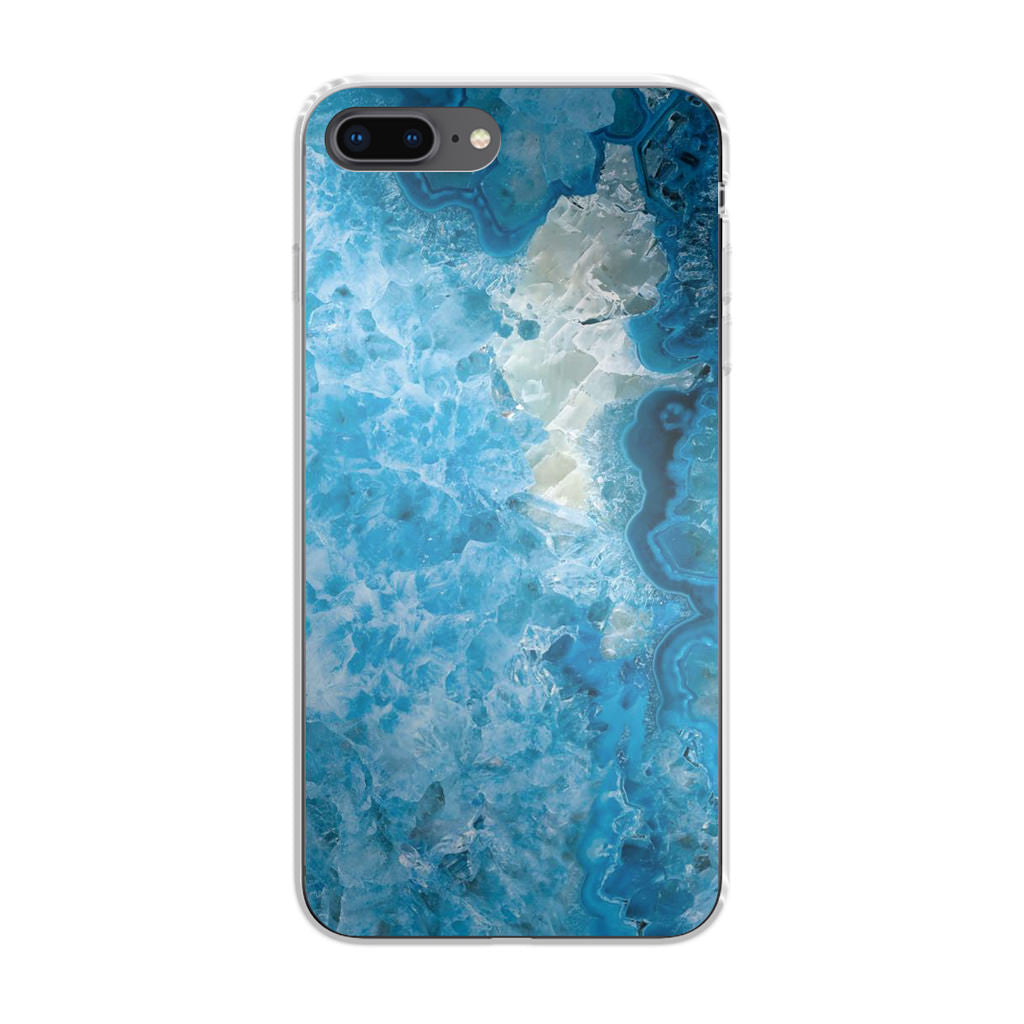 Navy Blue Marble iPhone 7 Plus Case