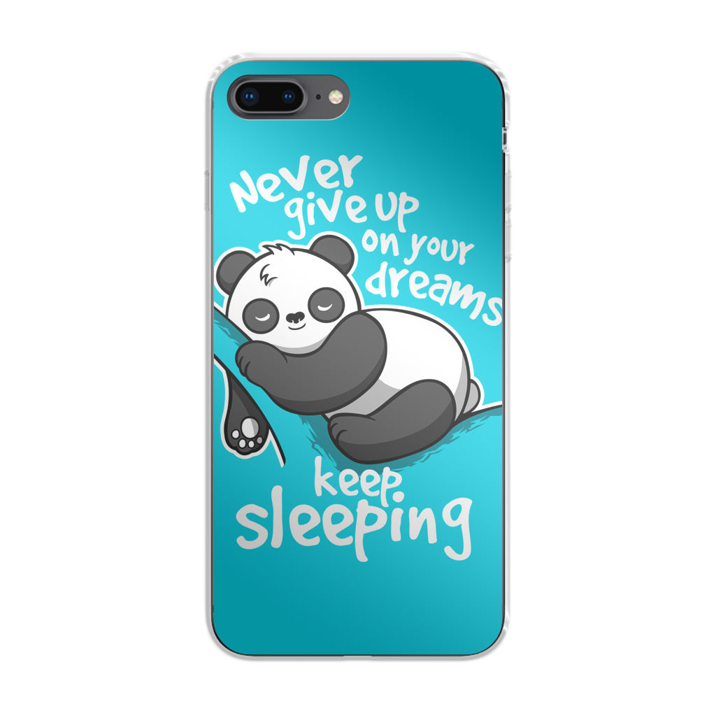 Panda Keep Sleeping iPhone 8 Plus Case