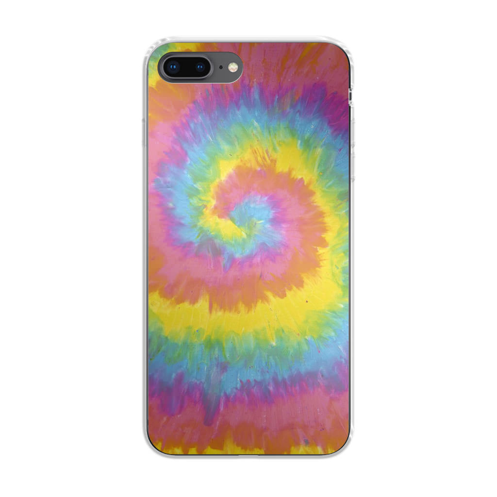 Pastel Rainbow Tie Dye iPhone 8 Plus Case