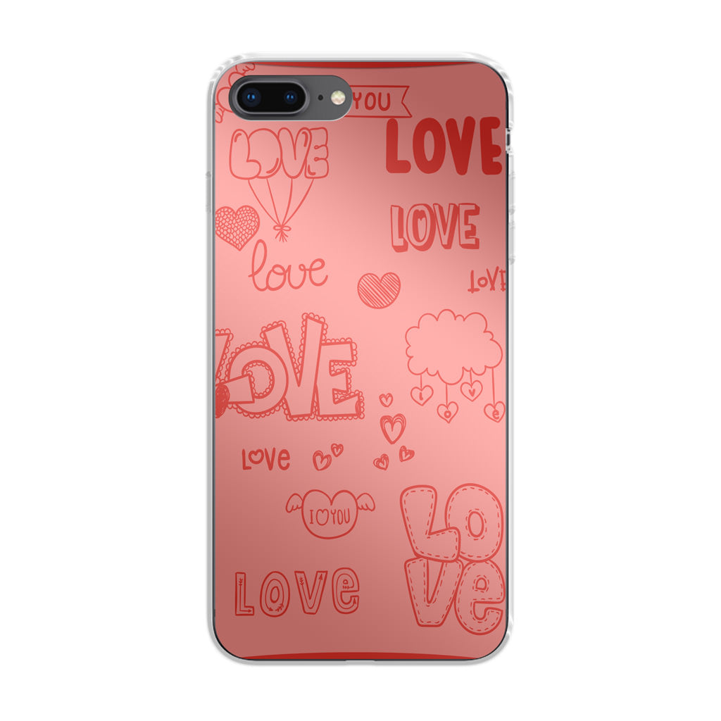 Pink Lover iPhone 7 Plus Case