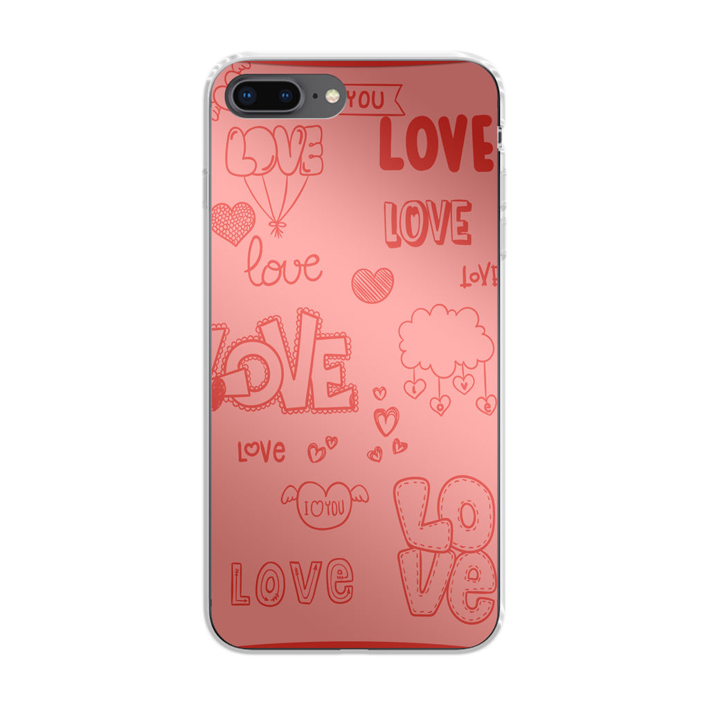 Pink Lover iPhone 8 Plus Case