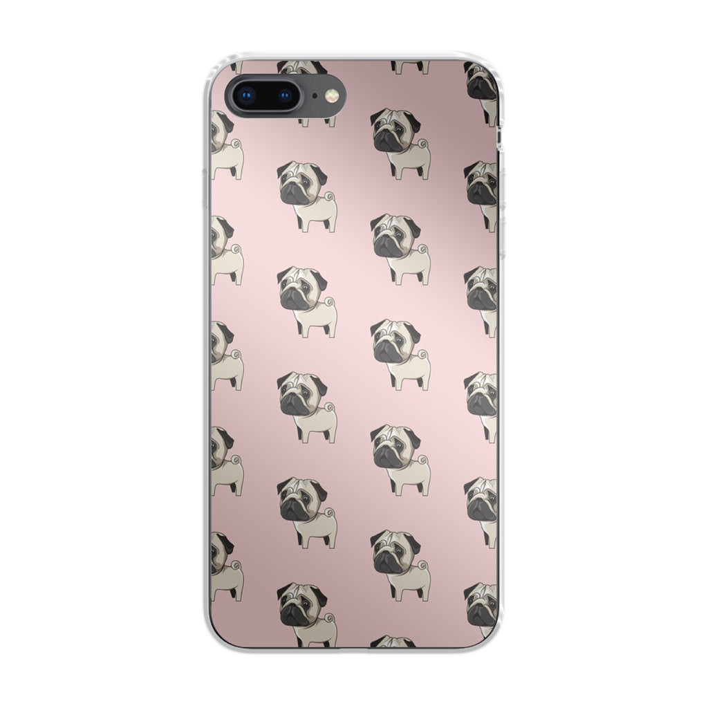 Pugs Pattern iPhone 7 Plus Case