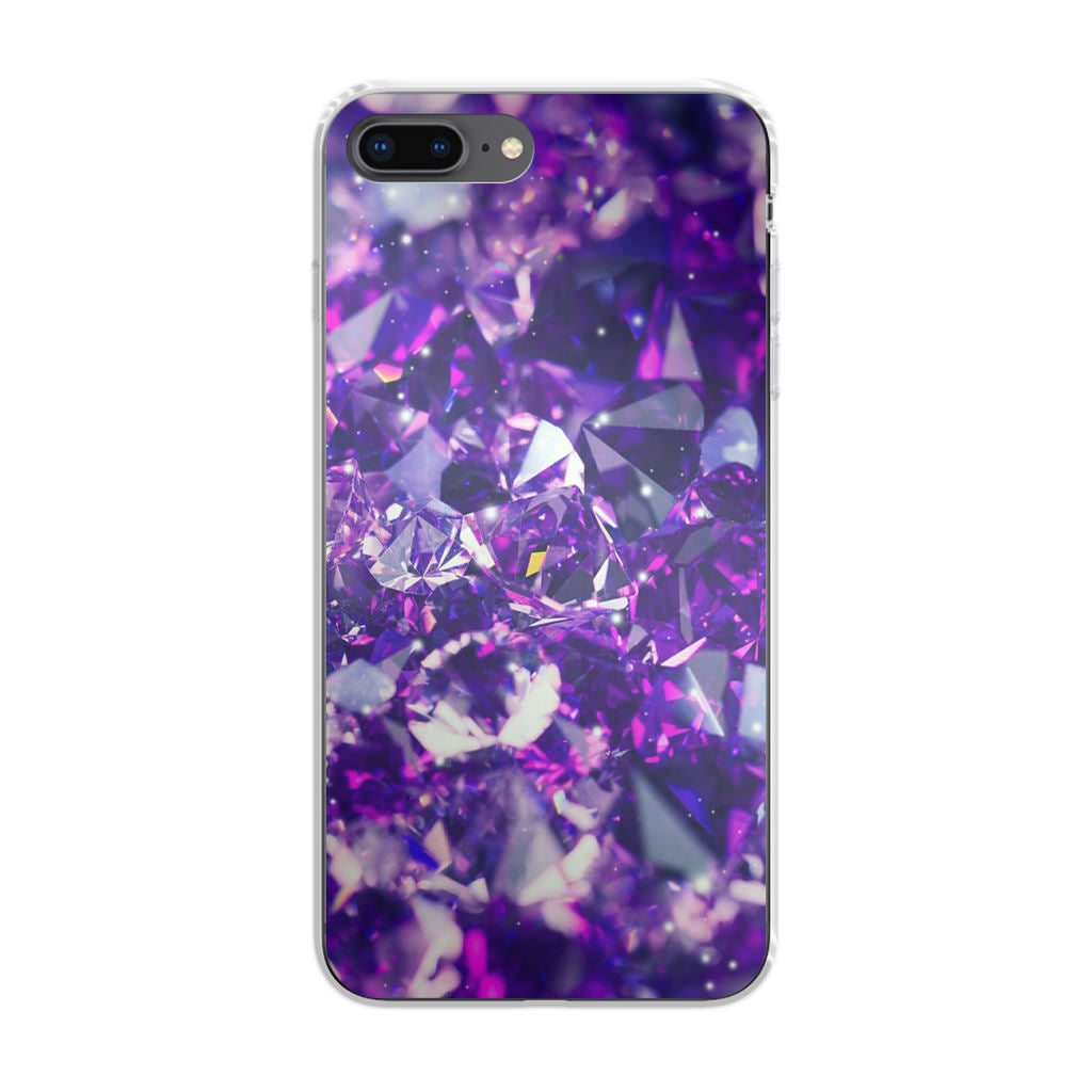 Purple Crystal iPhone 8 Plus Case