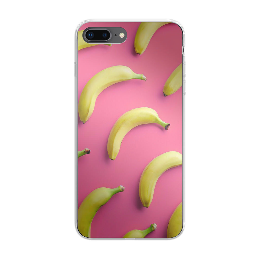 Real Bananas Fruit Pattern iPhone 8 Plus Case