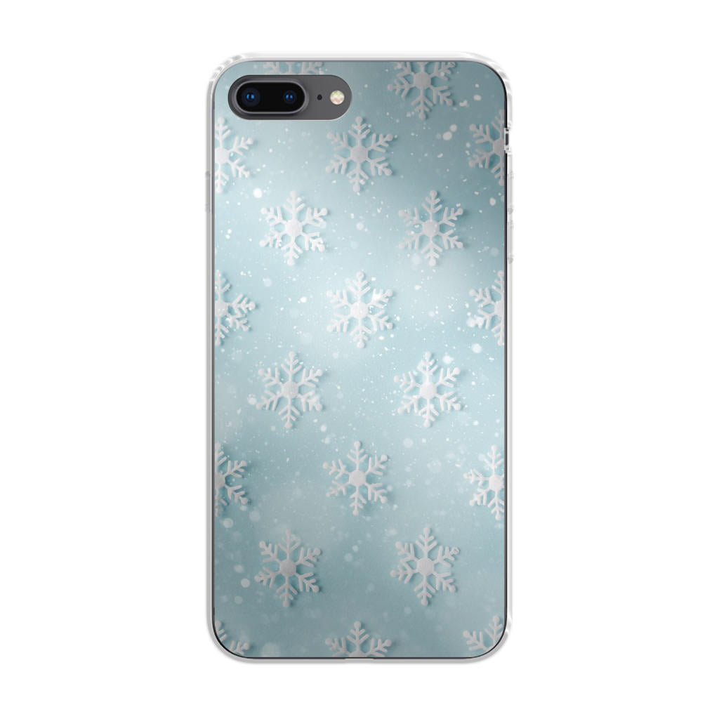 Snowflakes Pattern iPhone 8 Plus Case