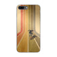 Vintage Skateboard On Colorful Stipe Runway iPhone 7 Plus Case