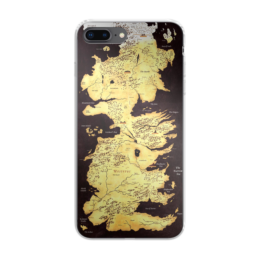Westeros Map iPhone 8 Plus Case