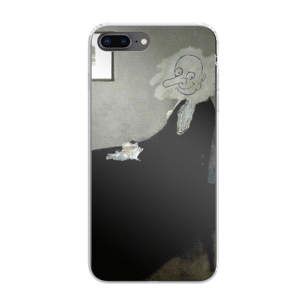 Whistler's Mother by Mr. Bean iPhone 8 Plus Case