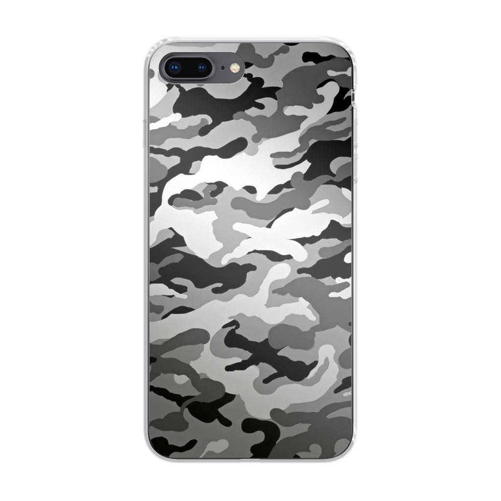 Winter Army Camo iPhone 8 Plus Case