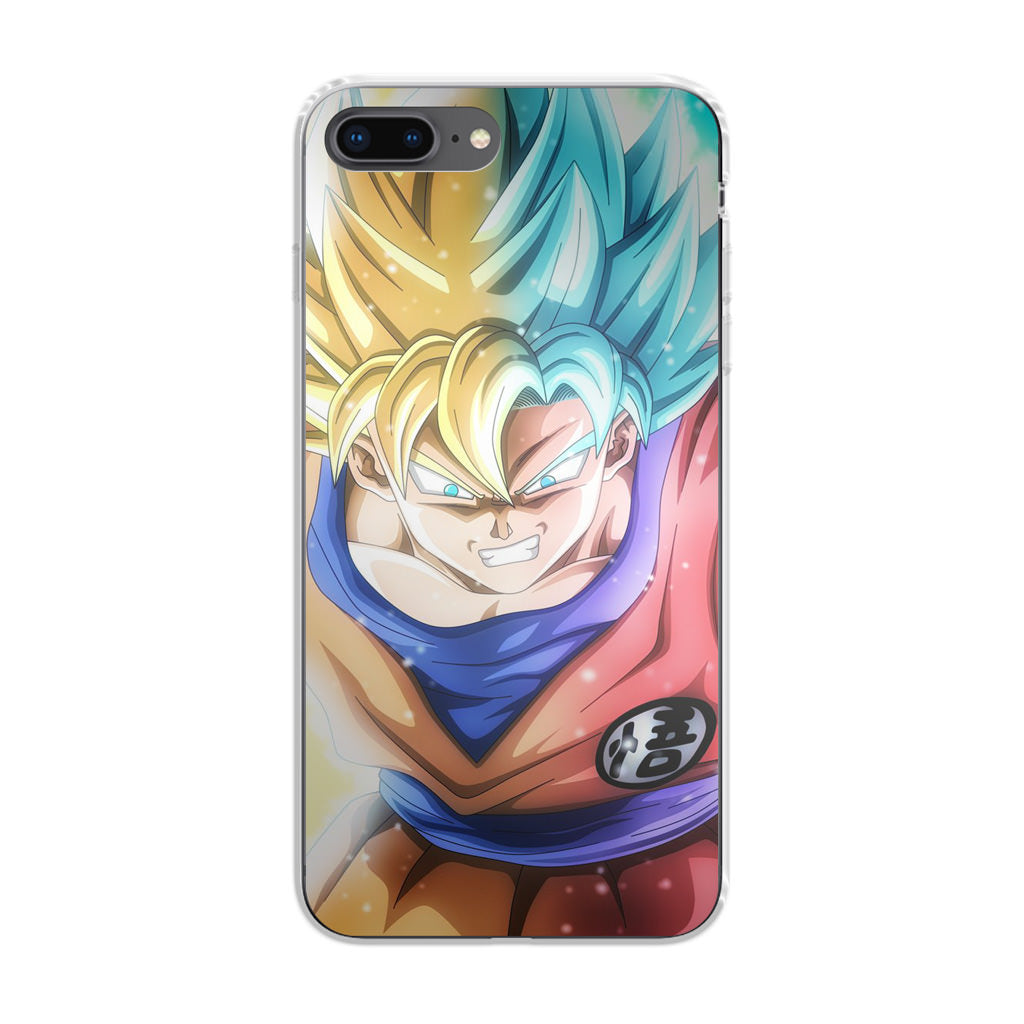 Goku SSJ 1 to SSJ Blue iPhone 7 Plus Case