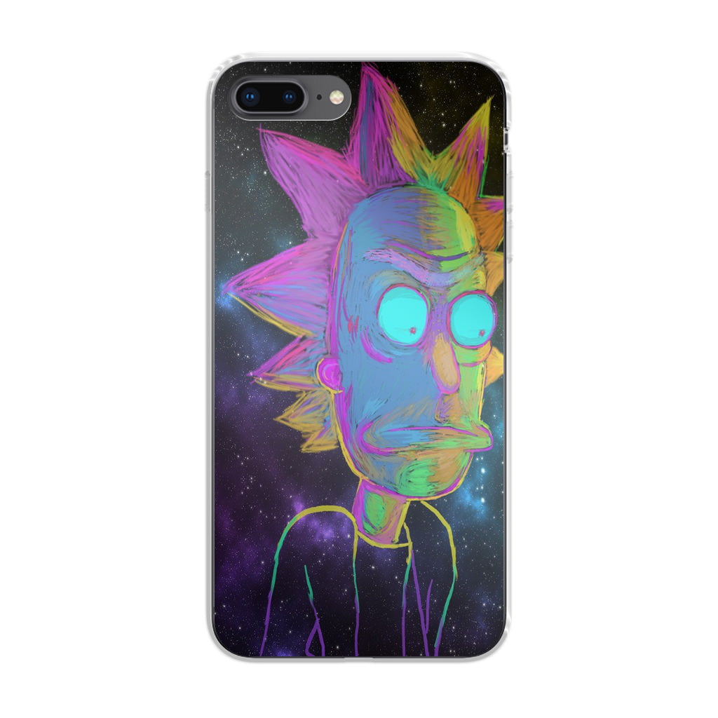 Rick Colorful Crayon Space iPhone 7 Plus Case