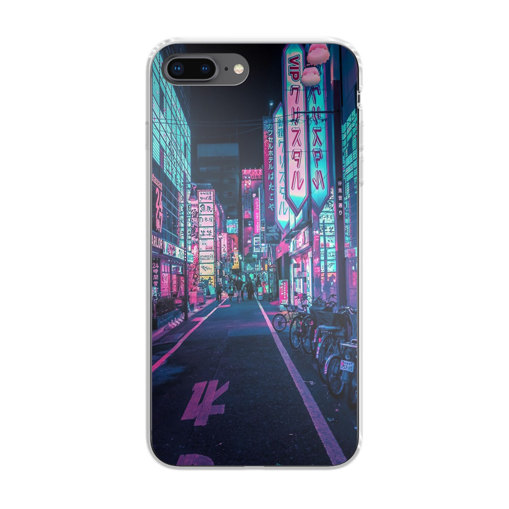 Tokyo Street Wonderful Neon iPhone 8 Plus Case